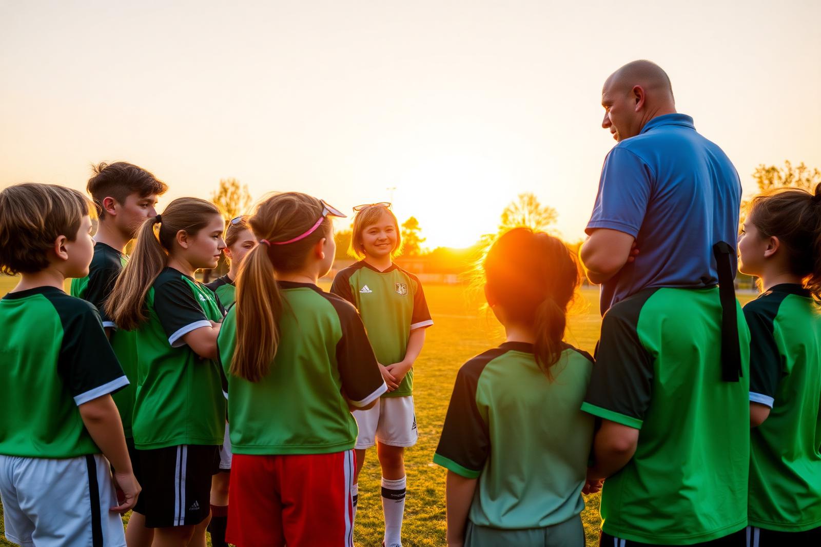 Team huddle
